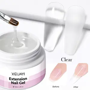 Colors Solid Builder Nail Gel 30g Clear Acrylic Extension Solid Builder Gel Nail Strengthen Gel Art Manicure