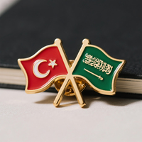 Vente en gros de badges en émail souple et dur drapeau irakien croisé badge en métal arménien revers métal angleterre italie drapeaux épingle pour sac