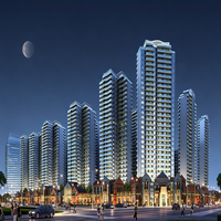 Proveedor de Estructuras de Acero de Cadena Completa, Contratista Experimentado en Proyectos, Estructura de Acero Ligera para Grandes Viviendas Residenciales