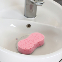 E-commerce Best-seller Éponge de bain simple ovale en PU Éponge exfoliante pour le corps Boule de bain