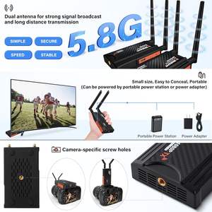جهاز إرسال وجهاز استقبال لاسلكي HDMI m(820ft) طقم موسع HDMI لاسلكي مع حلقة خارج/من الخارج GHz ghd - Product Image 2