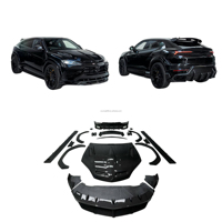 Pour Lamborghini Urus SE : Kit Carrosserie Style UB en Fibre de Carbone Seche – Lame Avant, Jupes Latérales, Diffuseur, Aileron, Arche de Roue, Capot – Amélioration Urus SE