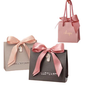 Bolsa de Regalo de Lujo con Logotipo Personalizado, Bolsa de Joyería con Lazo, Práctica para Llevar Joyas, Regalo de Agradecimiento, Bolsa de Compras para Bodas - Product Image 2