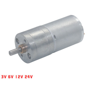 25mm JGA25-370 Mini Moteur DC 12 <span class=keywords><strong>Volt</strong></span> 3V-24V Couple Élevé Basse Vitesse Moteur Électrique Inversé Moteur De Réduction 12 v Moteur À Engrenages - Product Image 1