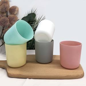 Hot Arc Dưới Màu Nến Cup Container Nến Chủ DIY Màn Hình In Ấn Mạ Điện Macaron Người Giữ Ngọn Nến - Product Image 4