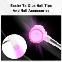 Lampe UV LED 2-en-1 flexible pour ongles, portable et de table, prix de gros