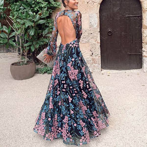 floral long gown