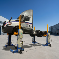 Maxima CE-Zertifizierte Säulenhebebühne Schwerlast Vierzylinder Hydraulisch FC75 Nutzfahrzeug-Hebebühne Mobile LKW/Bus-Hebebühne
