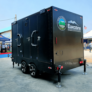 Conteneur WC mobile de luxe pour camping-car, toilettes portables VIP, douche et salle de bain, remorque sanitaire écologique - Product Image 5