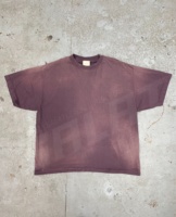 Vente en gros T-shirts unisexes personnalisés 100% coton Col ras du cou avec épaules tombantes Pierre délavée à l'acide T-shirts pour hommes