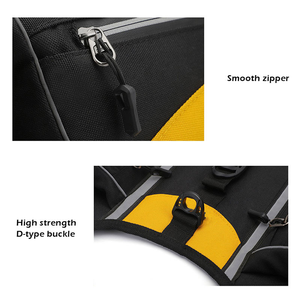 Custom Logo Dog Harness Backpack Breathable Mesh Waterproof Nylon Storage Backpack for Small Medium Large Dogs - Product Image 6