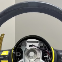 Volant de direction personnalisé en daim jaune avec LED pour BMW M3 M4 M5 M6 F06 F10 F15 F16 F20 F30 F31 F32 F33 F34 F36 M Sport