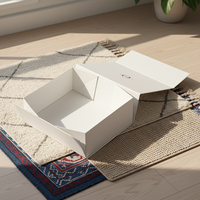 Boîtes d'emballage pour tapis entièrement personnalisables, boîtes pliables écologiques avec fermeture magnétique pour textiles de maison