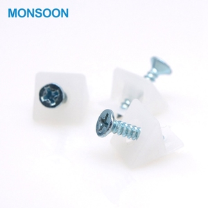 3mm/5mm rõ ràng đồ nội thất trong suốt phần cứng Kệ nhựa chốt kệ kính hỗ trợ chân cho tủ kết nối Kệ hỗ trợ - Product Image 5