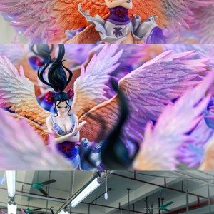 Jt Sky Painting scultura a doppia testa Gk nuovo PVC a sei ali Robin angelo scende Action figure Anime giocattoli per un pezzo - Product Image 6