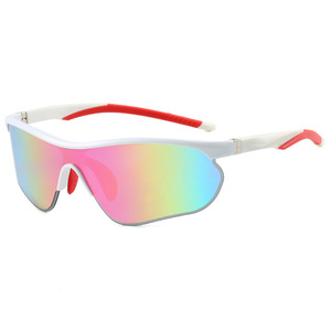 Polarized Cycling Sunglasses UV400 Anti-Uv Windproof Full Rim <b>Adjustable</b> <b>Strap</b> Multi-Functional Sports Eyewear - Product Image 4