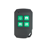 Télécommande de Portail RF 433 MHz Étanche à Code d'Apprentissage, Duplicateur, 4 Boutons, 6V, Multicolore, Vente en Gros