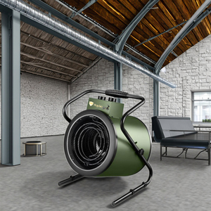 Ventilador Calefactor Eléctrico <span class=keywords><strong>de</strong></span> Acero Inoxidable <span class=keywords><strong>de</strong></span> 3kW con 230V y Sin Ángulos Muertos <span class=keywords><strong>para</strong></span> Calefacción Global - Product Image 1