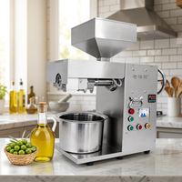 Presse à huile miniature MJ LYF T15 3000W en acier inoxydable, machine d'extraction à froid et à chaud pour usage domestique et petites entreprises