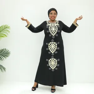 Işlemeli kıyafetleri abaya ononpen JB2118F Togo giyim geleneksel müslüman kıyafetleri