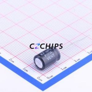 Condensador Electrolítico de Aluminio de Orificio Pasante KF681M016F115A, Componente de Orificio Pasante THT, D8xL11.5mm 680uF 20% 16V 3.5mm - Product Image 2