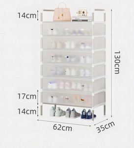 Grand Organisateur de Chaussures Pliant Portable au Design Moderne, Nouveau, Pliable et Rétractable pour Chaussures - Product Image 2
