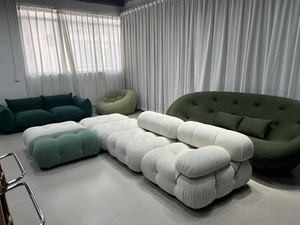 Divano di Lusso Componibile in Tessuto Mario Bellini, Arredamento di Design Moderno Europeo per Soggiorno e Casa - Product Image 4