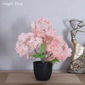Vrai coffre de haute qualité 25cm fleur arbre <span class=keywords><strong>petit</strong></span> <span class=keywords><strong>cerisier</strong></span> sur la table - Product Image 1