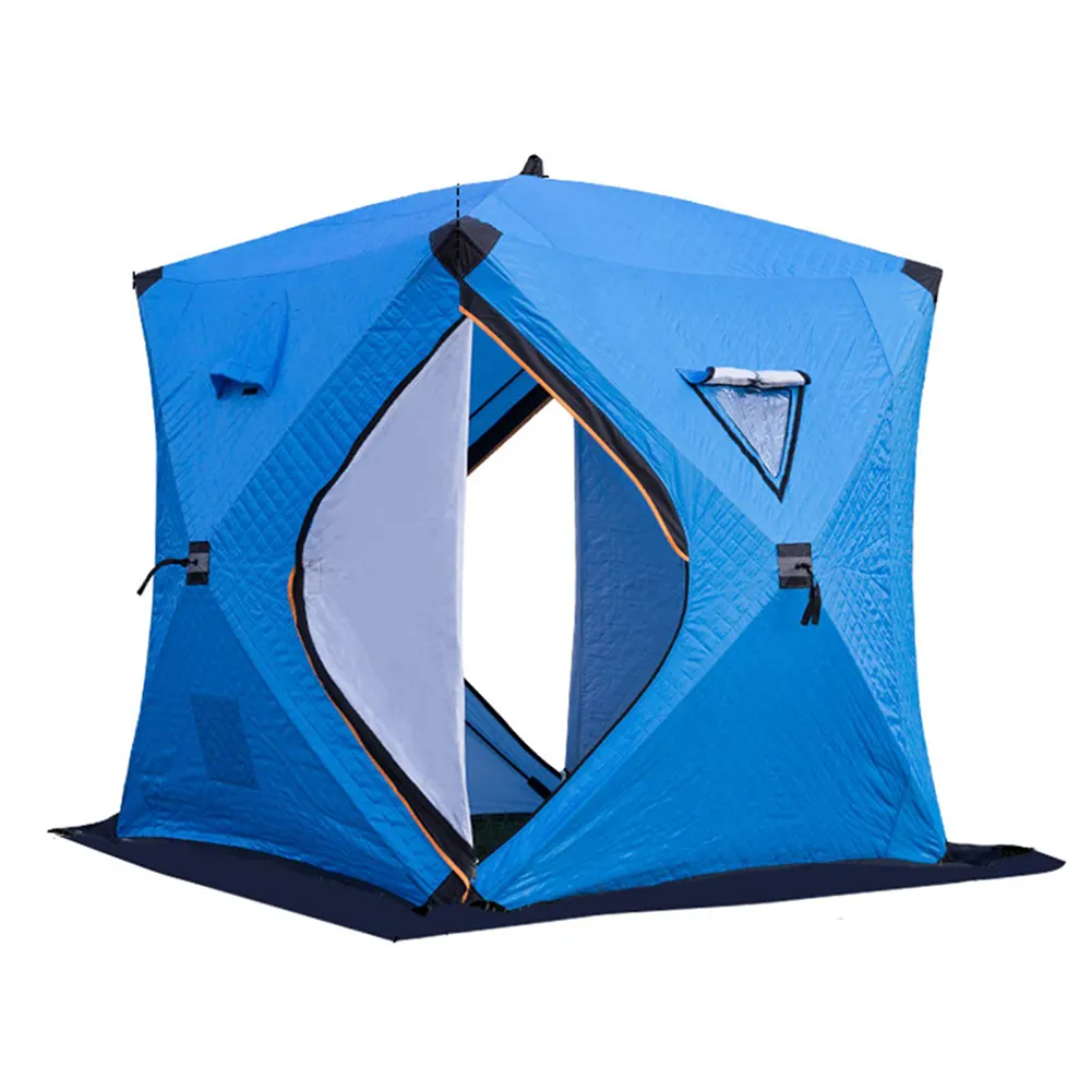 Vendi la tenda di pesca del ghiaccio di alta qualità impermeabile con la presa della stufa, 1.8m grande dimensione portatile all'aperto tenda di pesca di inverno