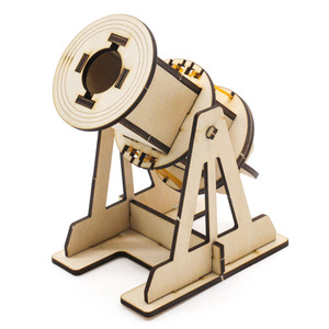 Wooden Catapult <b>Model</b> <b>Kit</b> 14cm Manual Assembly Science Toy For Kids Age 7-9 Years Educational STEM Building Set - Product Image 3