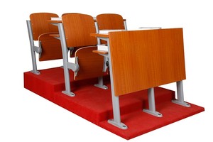 Prix d'usine : Bureau et chaise en contreplaqué pour salle de classe, banc d'étudiant, table et chaise de conférence - Product Image 4