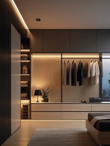 Sistema di Stoccaggio Intelligente per Cabina Armadio Elettrica Smart, Ideale per Loft Moderni e Grandi Camere da Letto Aperte - Product Image 3