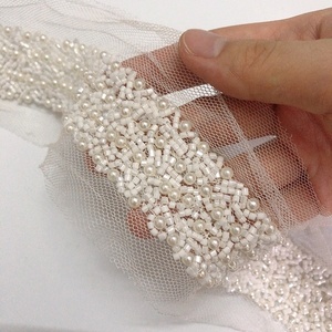 Thời trang Bohemian tay dân tộc đính cườm Net thêu ren TRIM lt2426b - Product Image 2