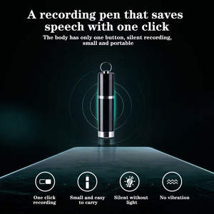 เครื่องบันทึกเสียงแบบเสียบ USB รุ่น U01 |   พื้นที่จัดเก็บสูงสุด 256GB |   บันทึกต่อเนื่อง 9 ชั่วโมงพร้อมระบบเปิดใช้งานด้วยเสียง - Product Image 5