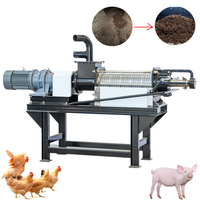 Machine de déshydratation du fumier animal, séparateur solide-liquide à vis pour fumier de bétail, poulet, porc, vache, biogaz et boue