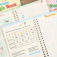Livres d'écriture arabes pour l'école, cahier d'écriture réutilisable pour enfants, livre magique Sank