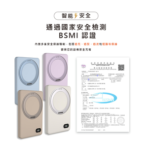 Batteries externes magnétiques portables 5000 mAh sans fil 18W à alignement sécurisé pour les voyages en voiture - Product Image 6