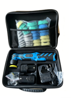 Polisseuse de voiture sans fil 12V mini multi-usages RO/DA avec tampons de polissage et tampons en laine pour polissage et ponçage