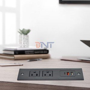Bnt Trong Bàn Lõm Bàn Power Strip Chúng Tôi Ổ Cắm Điện Với <span class=keywords><strong>2</strong></span> Cổng <span class=keywords><strong>USB</strong></span>/Văn Phòng Sofa Tủ <span class=keywords><strong>Hidden</strong></span> Gắn Bàn <span class=keywords><strong>USB</strong></span> Ổ Cắm - Product Image 1