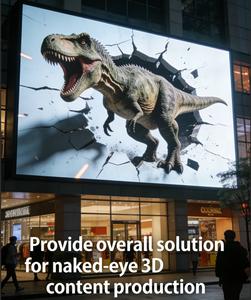 Graffitis 3D en mouvement pour la publicité, vidéo 3D sans lunettes, applicable à la publicité extérieure - Product Image 1
