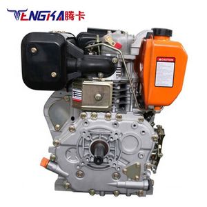 Moteur diesel monocylindre refroidi par air Tengka 178f 4 temps avec démarrage électrique pour motoculteur - Product Image 2