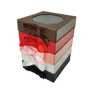 Custom Wholesale Curated Holiday Little Luxury New Year Exclusive Magnetic <strong>Bird</strong> <strong>Nest</strong> Jewelry Gift Box with Window China - Product Image 2