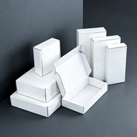 Boîte d'expédition personnalisée en carton ondulé réutilisable, type avion, robuste, écologique, faite à la main, colorée, en matériaux recyclés