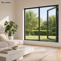 Fenêtre à cadre étroit LANGE OEM au design moderne, ultra-mince, pour la sécurité, l'isolation thermique et la protection contre les ouragans, idéale pour les maisons.