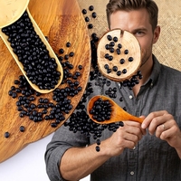 Haricots noirs naturels en vrac, haricots noirs pour restaurants et industries agroalimentaires
