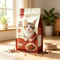 Sachet Doypack à fond plat robuste en Mylar et feuille d'aluminium, qualité alimentaire, pour aliments pour animaux de compagnie, 5kg 10kg, emballage pour aliments pour animaux
