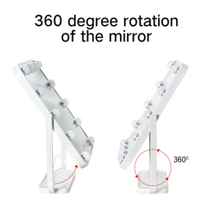 Hot bán led trang điểm illuminate vanity bàn trang điểm gương cho phòng ngủ mỹ phẩm gương máy tính để bàn, máy tính để bàn gương thắp sáng - Product Image 3