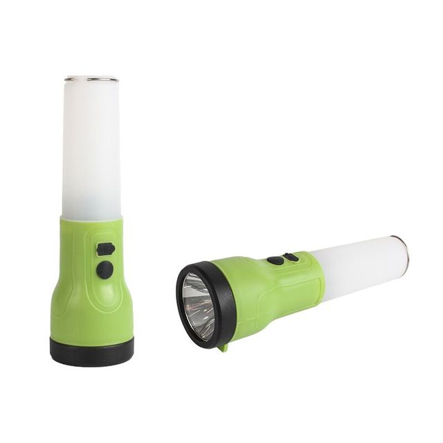 New Outdoor Store OEM Brand 2 in 1 Rubberized USB Rechargeable ABS Plastic Flashlight With Hanging Led Camping Light