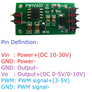 Pwm để DAC chuyển đổi 0-100% xung tín hiệu để 0-5V/0-10V Điện áp đầu ra Mega PLC - Product Image 3
