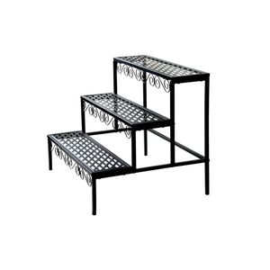 3 livelli pianta moderna in metallo Stand Rack per la visualizzazione di piante o Multi vaso di fiori 3 livelli di metallo Stand di piante - Product Image 3